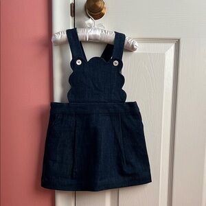 Jacadi Navy Blue Kids Denim Jumper